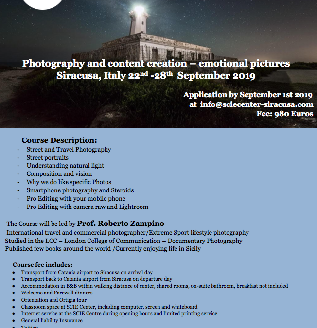 Photography and content creation – Emotional Picture Siracusa